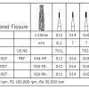 Leepac Dental - Tungsten Carbide Bur - V33L (171) Tapered Fissure - High Quality Dental Product